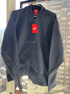 Men's Nike Tech Fleece Cardigan - dark gray heather